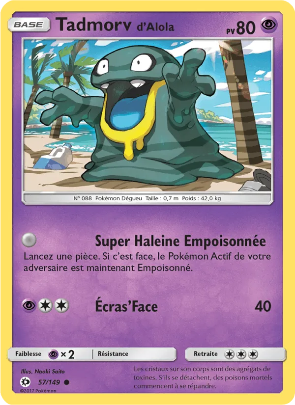 Tadmorv d’Alola · Soleil et Lune 57/149