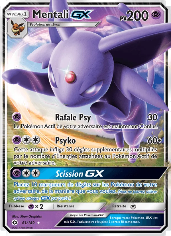 Mentali GX · Soleil et Lune 61/149
