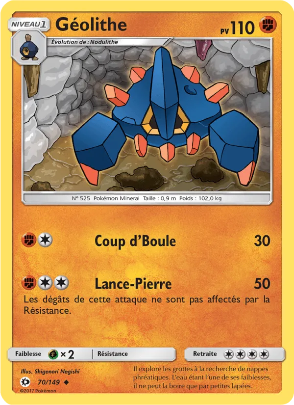 Géolithe · Soleil et Lune 70/149