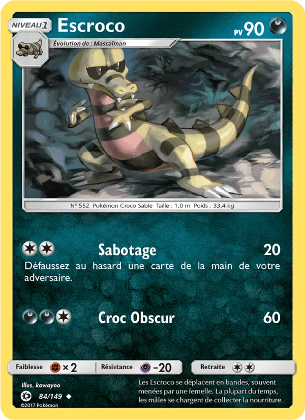 Escroco · Soleil et Lune 84/149
