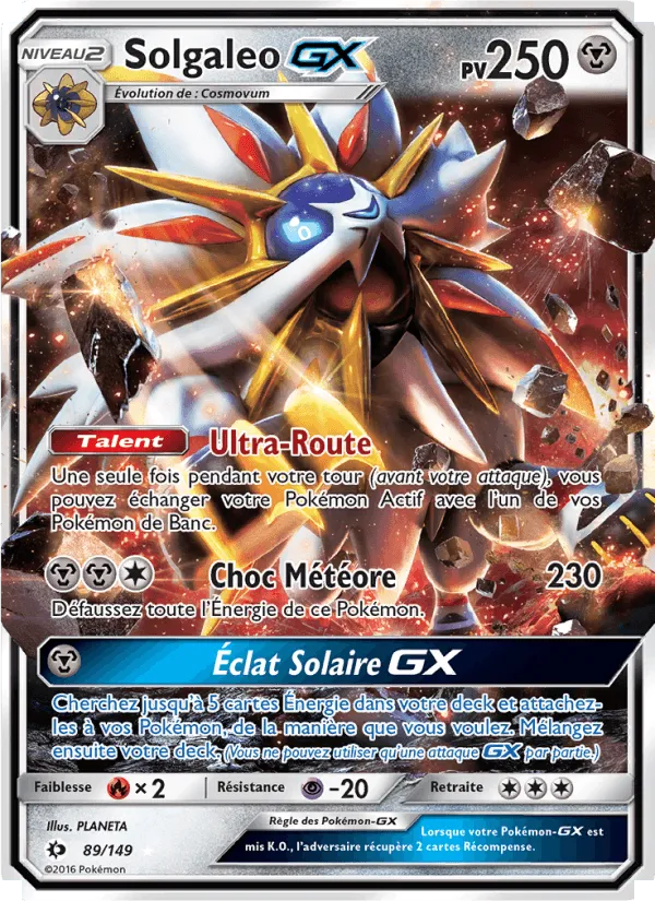 Solgaleo GX · Soleil et Lune 89/149