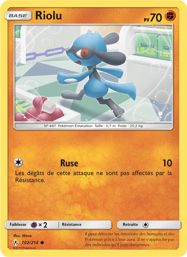 Riolu · Alliance Infaillible 102/214