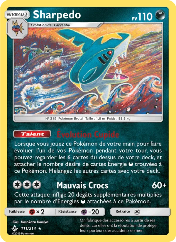 Sharpedo · Alliance Infaillible 111/214