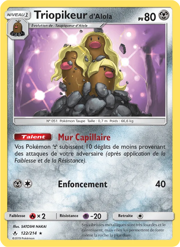 Triopikeur d’Alola · Alliance Infaillible 122/214
