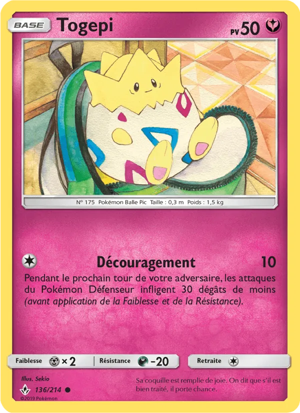 Togepi · Alliance Infaillible 136/214