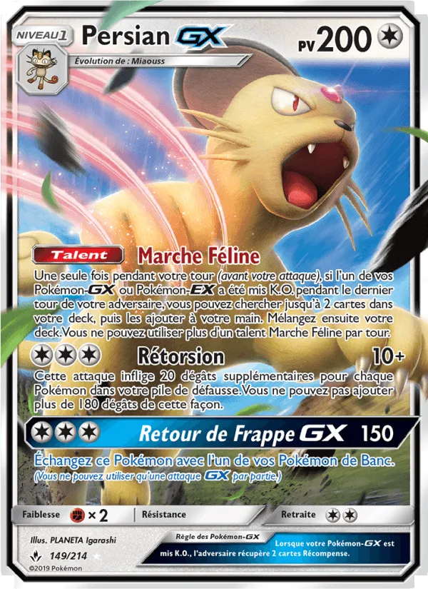 Persian GX · Alliance Infaillible 149/214