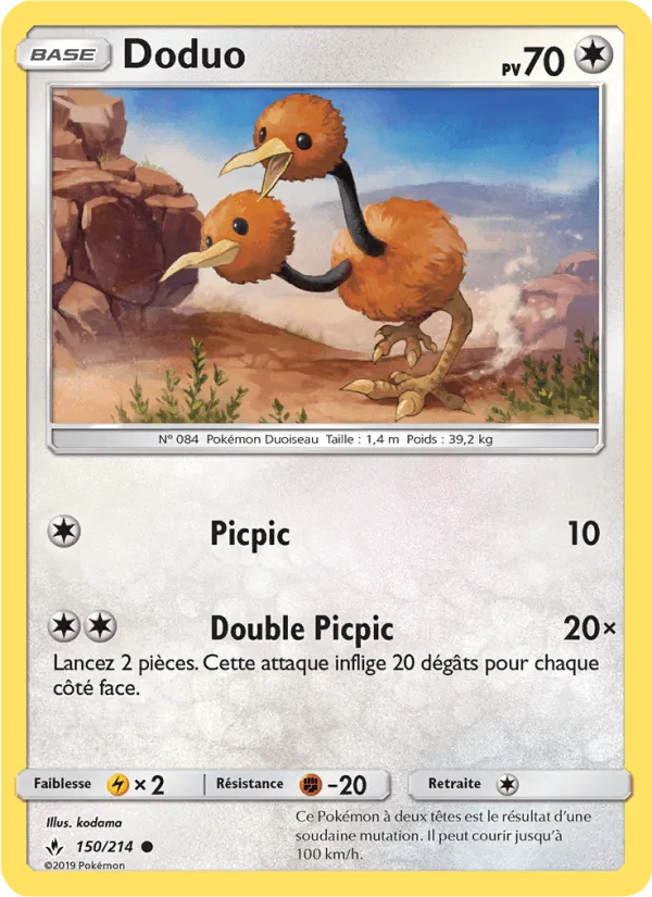 Doduo · Alliance Infaillible 150/214