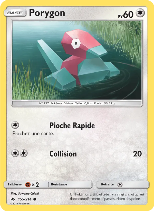Porygon · Alliance Infaillible 155/214