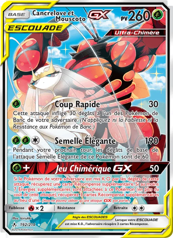 Cancrelove et Mouscoto GX · Alliance Infaillible 192/214