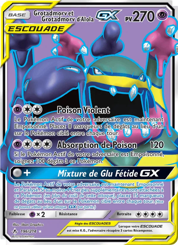 Grotadmorv et Grotadmorv d’Alola GX · Alliance Infaillible 196/214