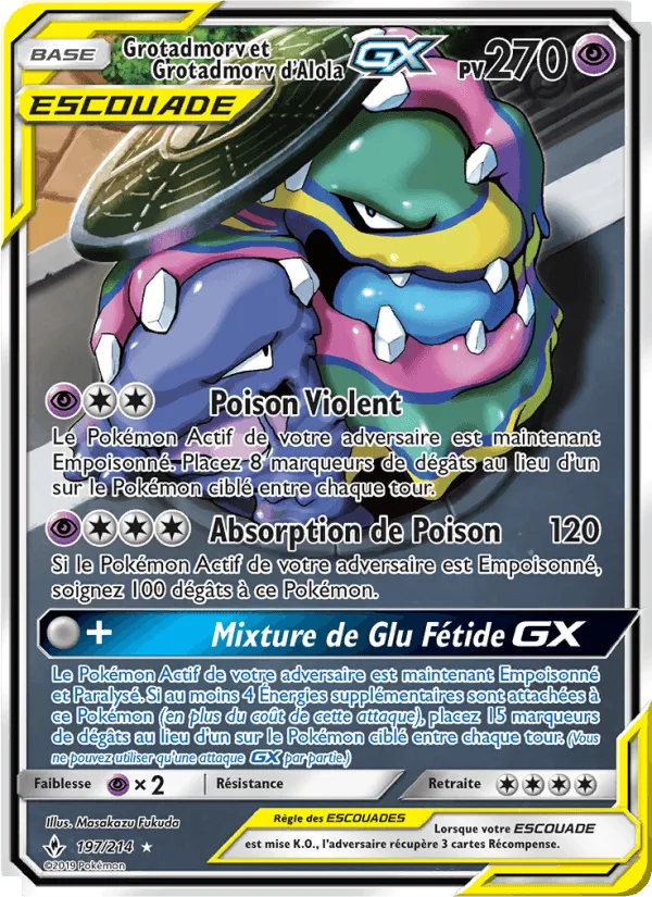 Grotadmorv et Grotadmorv d’Alola GX · Alliance Infaillible 197/214