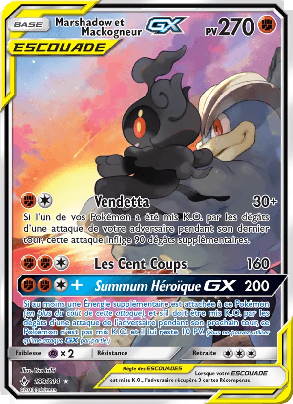 Marshadow et Mackogneur GX · Alliance Infaillible 199/214