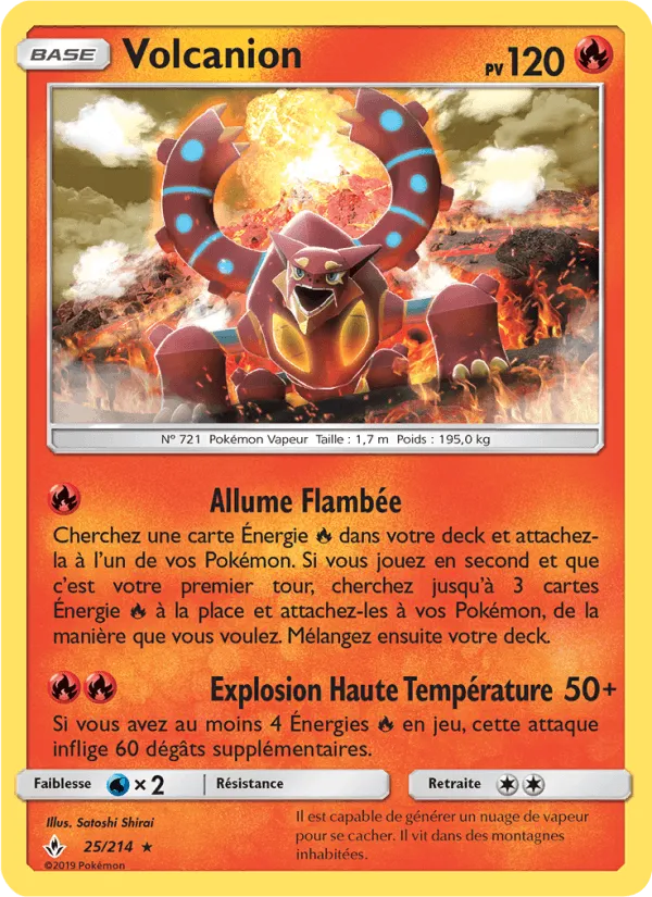 Volcanion · Alliance Infaillible 25/214