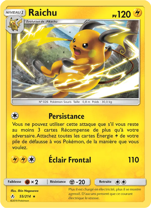 Raichu · Alliance Infaillible 55/214