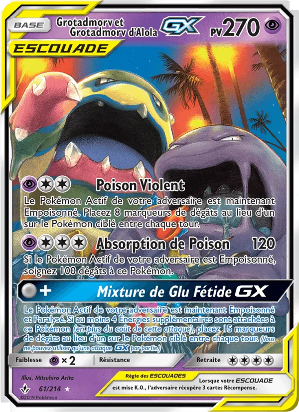 Grotadmorv et Grotadmorv d’Alola GX · Alliance Infaillible 61/214