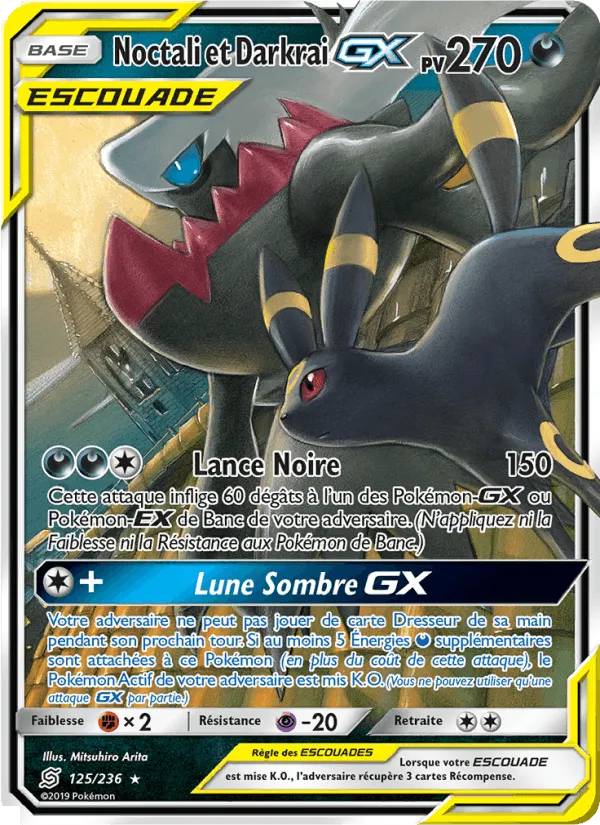 Noctali et Darkrai GX · Harmonie des Esprits 125/236