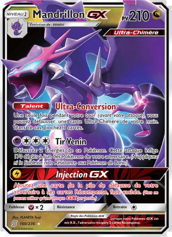 Mandrillon GX · Harmonie des Esprits 160/236