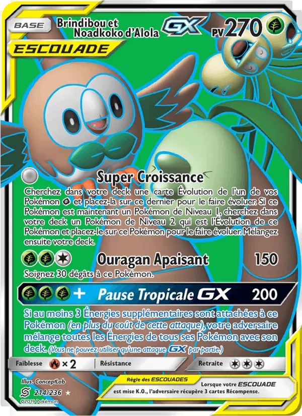Brindibou et Noadkoko d’Alola GX · Harmonie des Esprits 214/236