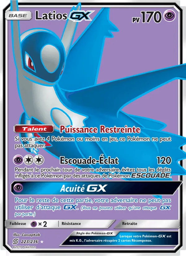 Latios GX · Harmonie des Esprits 223/236