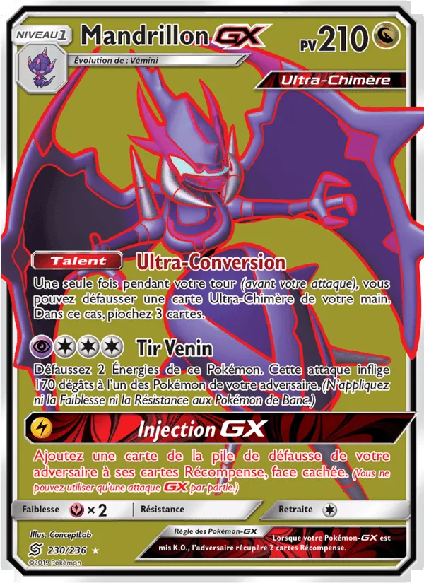Mandrillon GX · Harmonie des Esprits 230/236