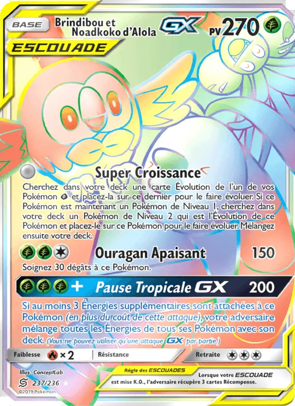 Brindibou et Noadkoko d’Alola GX · Harmonie des Esprits 237/236
