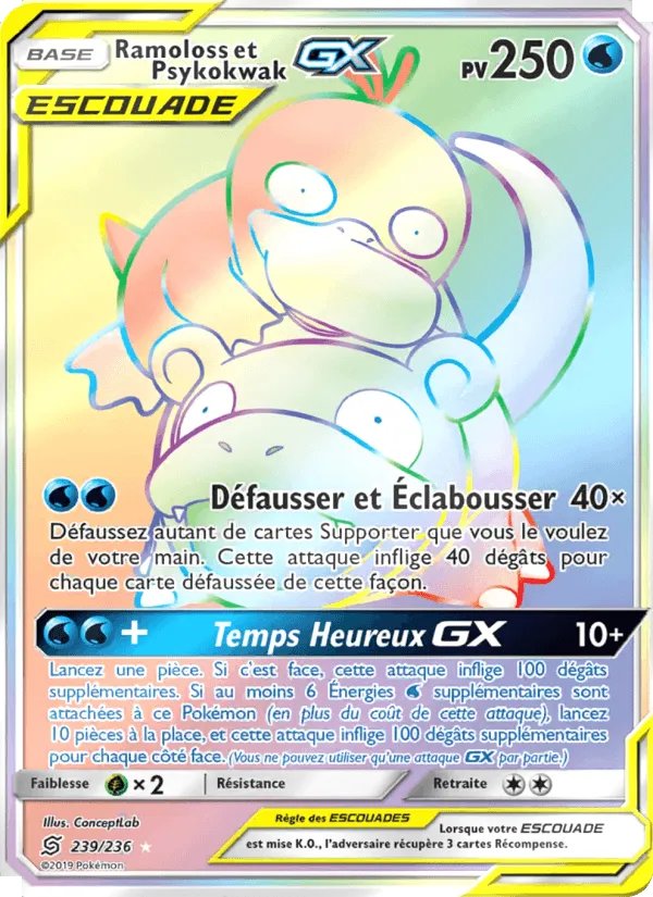 Ramoloss et Psykokwak GX · Harmonie des Esprits 239/236