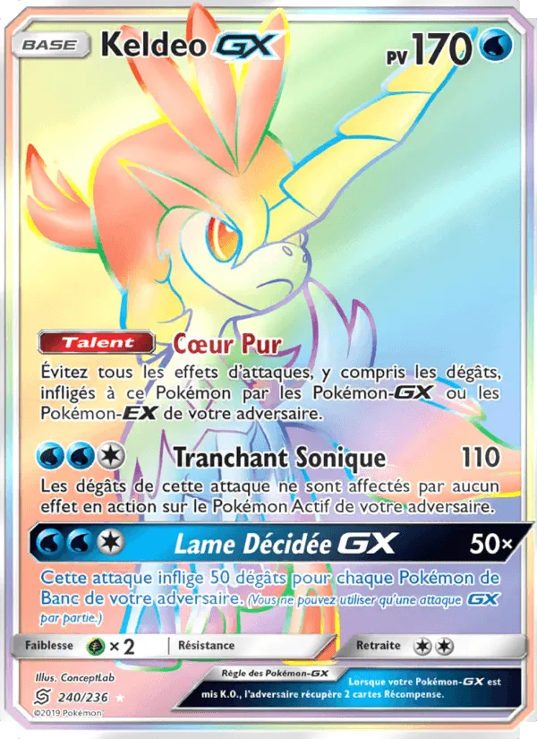 Keldeo GX · Harmonie des Esprits 240/236