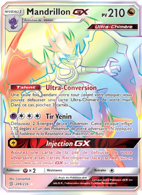 Mandrillon GX · Harmonie des Esprits 249/236