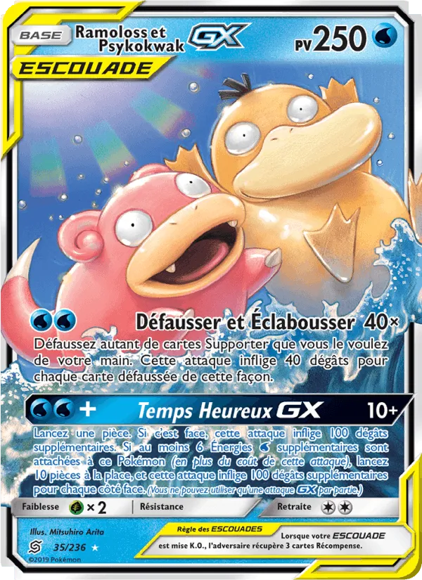 Ramoloss et Psykokwak GX · Harmonie des Esprits 35/236