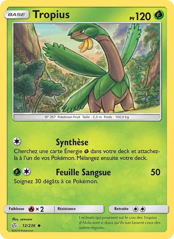 Tropius · Éclipse Cosmique 12/236