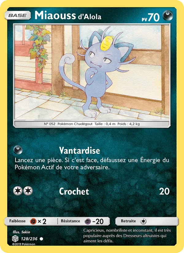 Miaouss d’Alola · Éclipse Cosmique 128/236