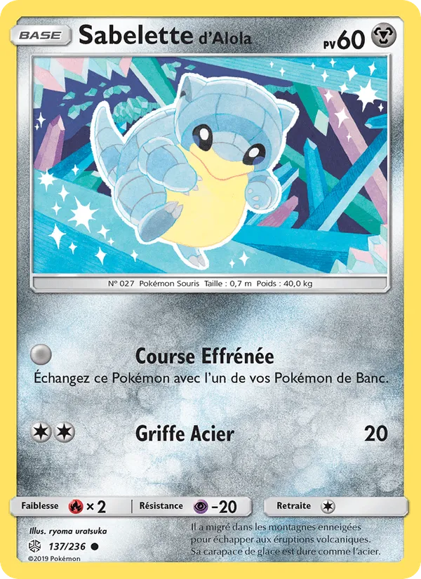 Sabelette d’Alola · Éclipse Cosmique 137/236