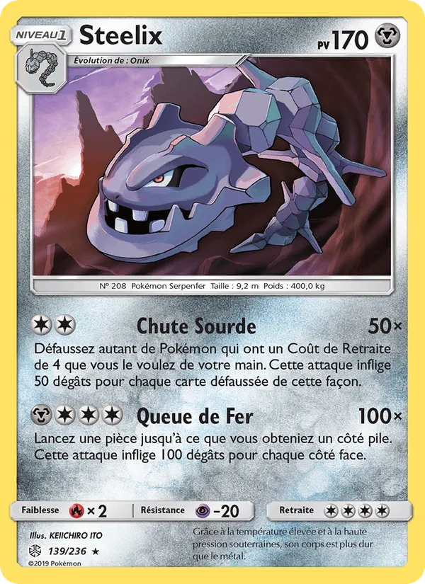 Steelix · Éclipse Cosmique 139/236