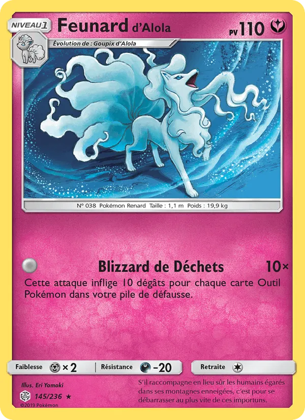 Feunard d’Alola · Éclipse Cosmique 145/236