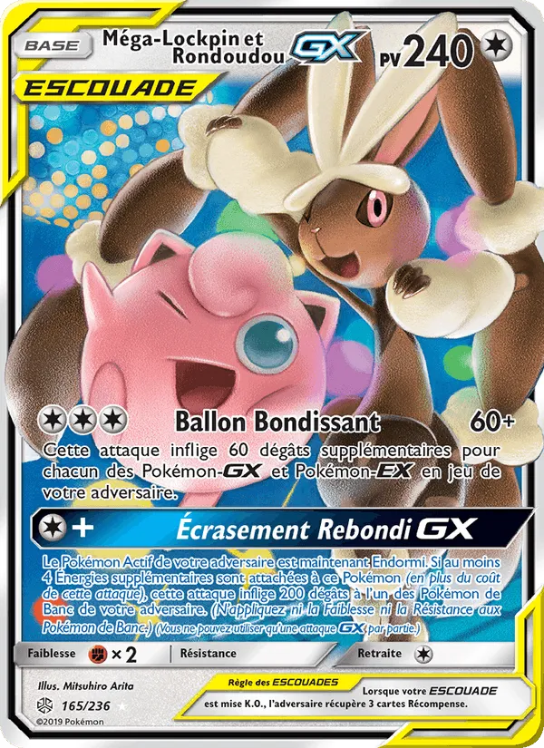 Méga-Lockpin et Rondoudou GX · Éclipse Cosmique 165/236