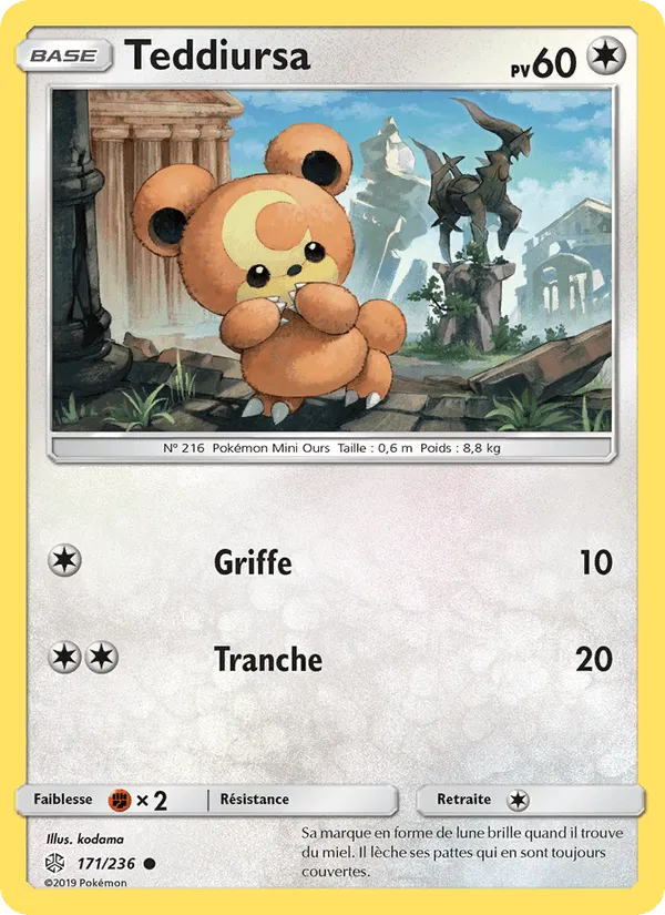 Teddiursa · Éclipse Cosmique 171/236
