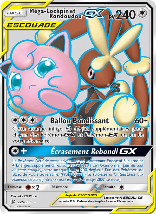 Méga-Lockpin et Rondoudou GX · Éclipse Cosmique 225/236
