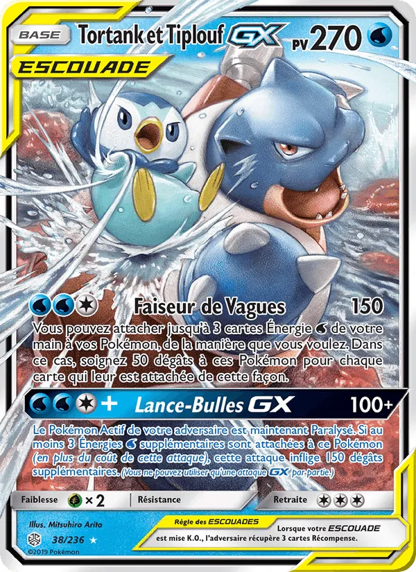 Tortank et Tiplouf GX · Éclipse Cosmique 38/236