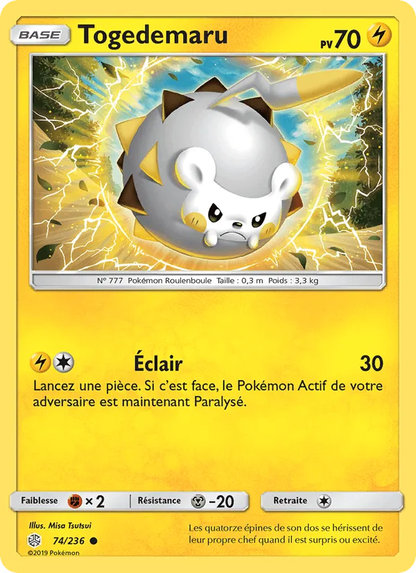 Togedemaru · Éclipse Cosmique 74/236