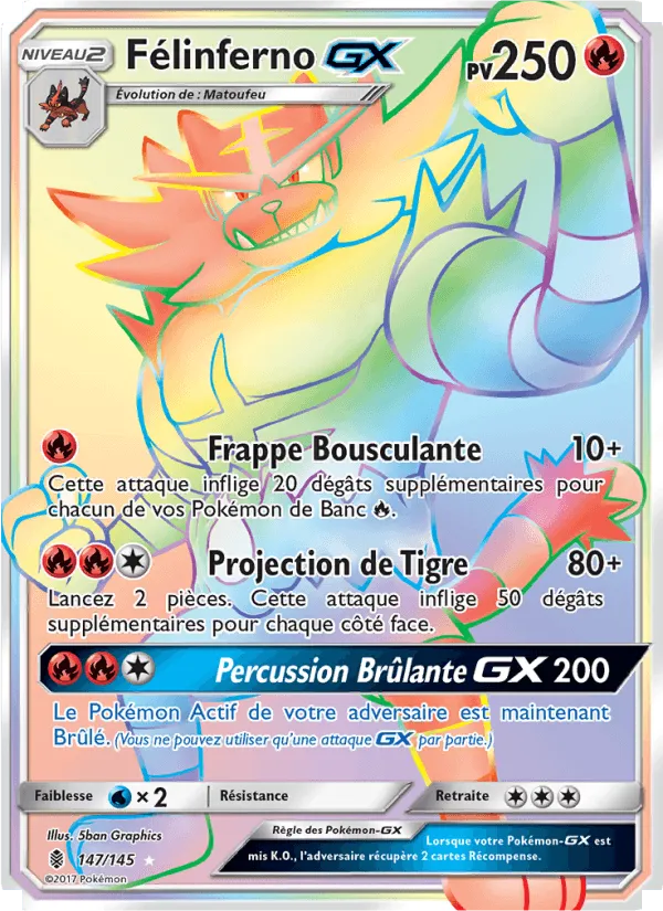 Félinferno GX · Gardiens Ascendants 147/145
