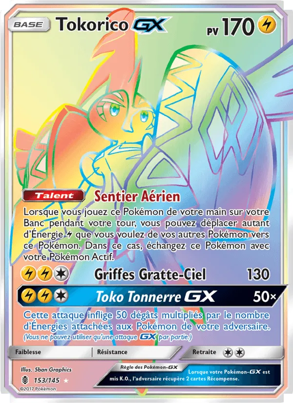 Tokorico GX · Gardiens Ascendants 153/145