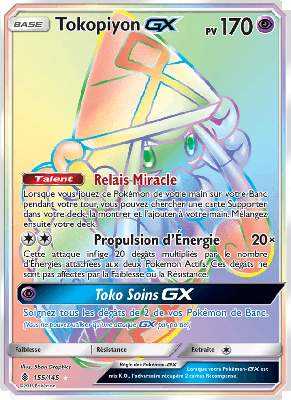 Tokopiyon GX · Gardiens Ascendants 155/145