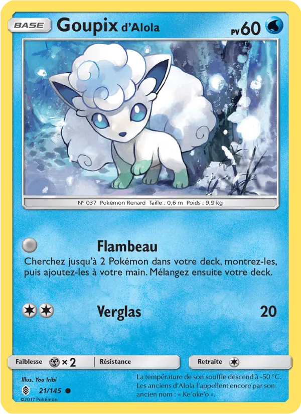 Goupix d’Alola · Gardiens Ascendants 21/145