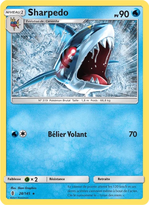 Sharpedo · Gardiens Ascendants 28/145