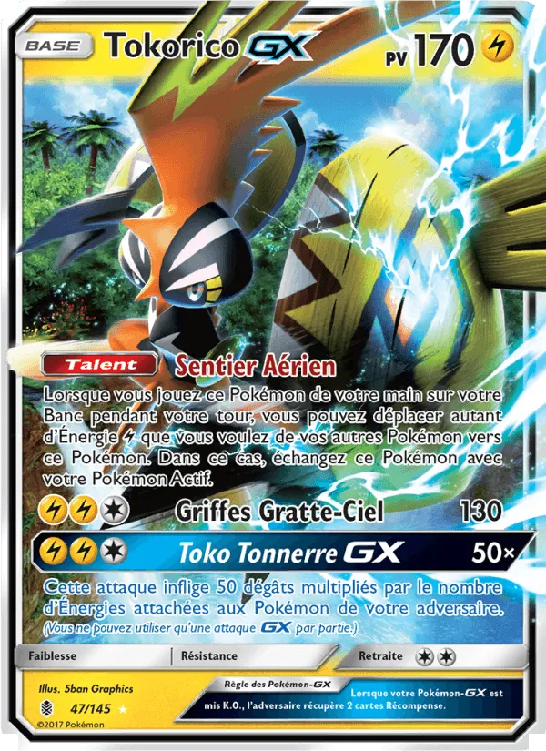 Tokorico GX · Gardiens Ascendants 47/145