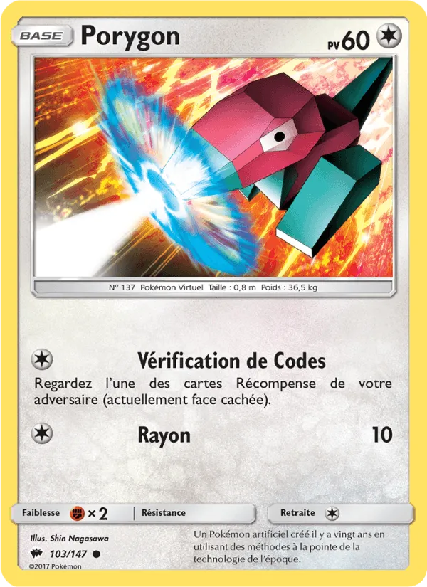 Porygon · Ombres Ardentes 103/147
