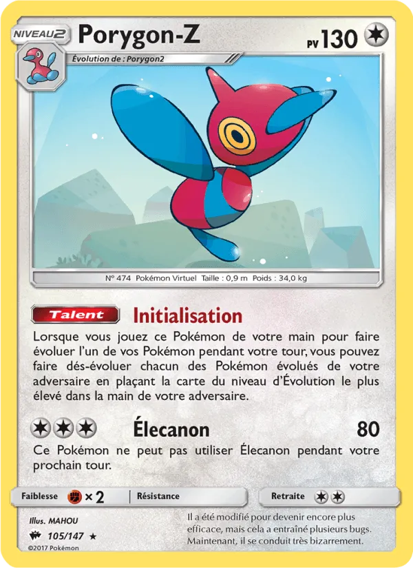 Porygon-Z · Ombres Ardentes 105/147