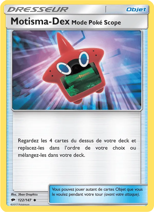 Motisma-Dex – Mode Poké Scope · Ombres Ardentes 122/147