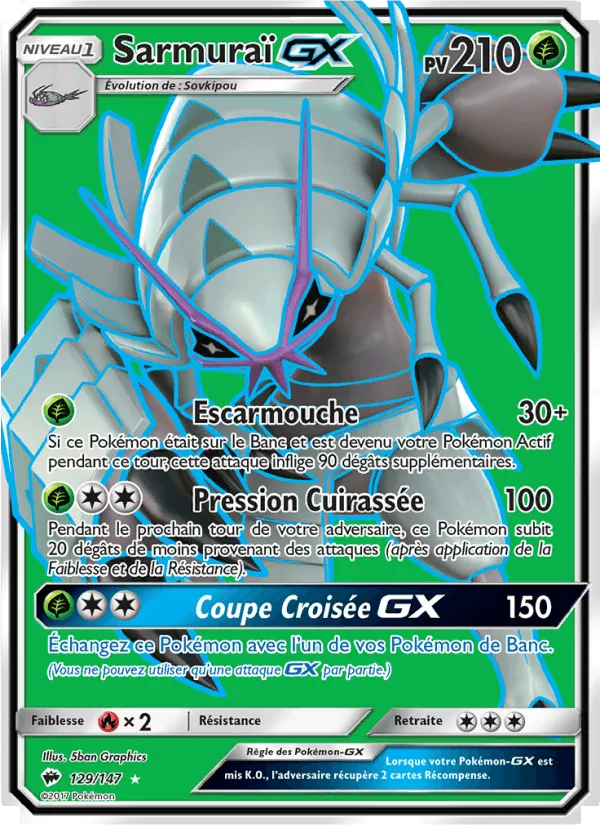 Sarmuraï GX · Ombres Ardentes 129/147