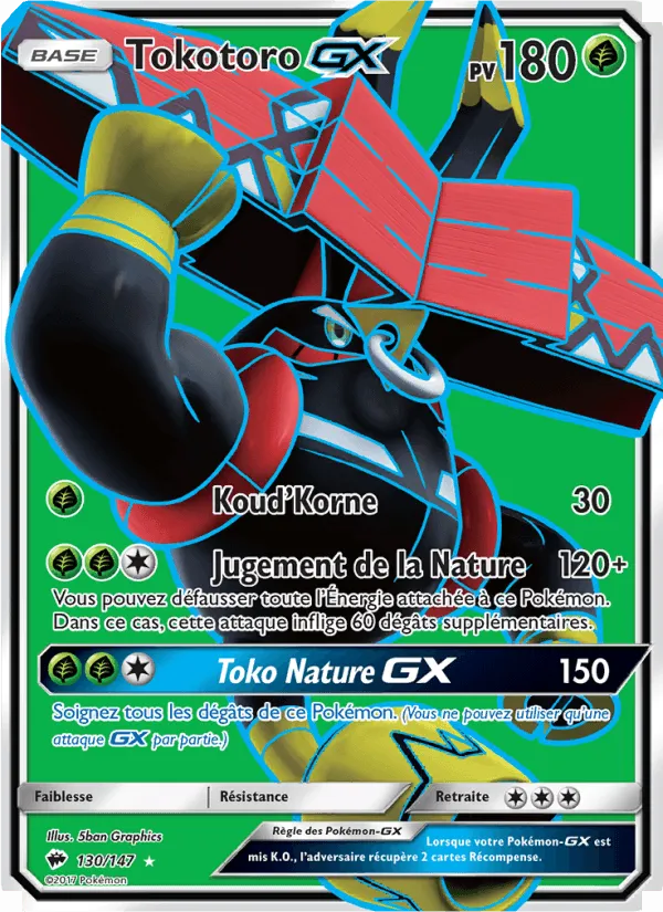 Tokotoro GX · Ombres Ardentes 130/147